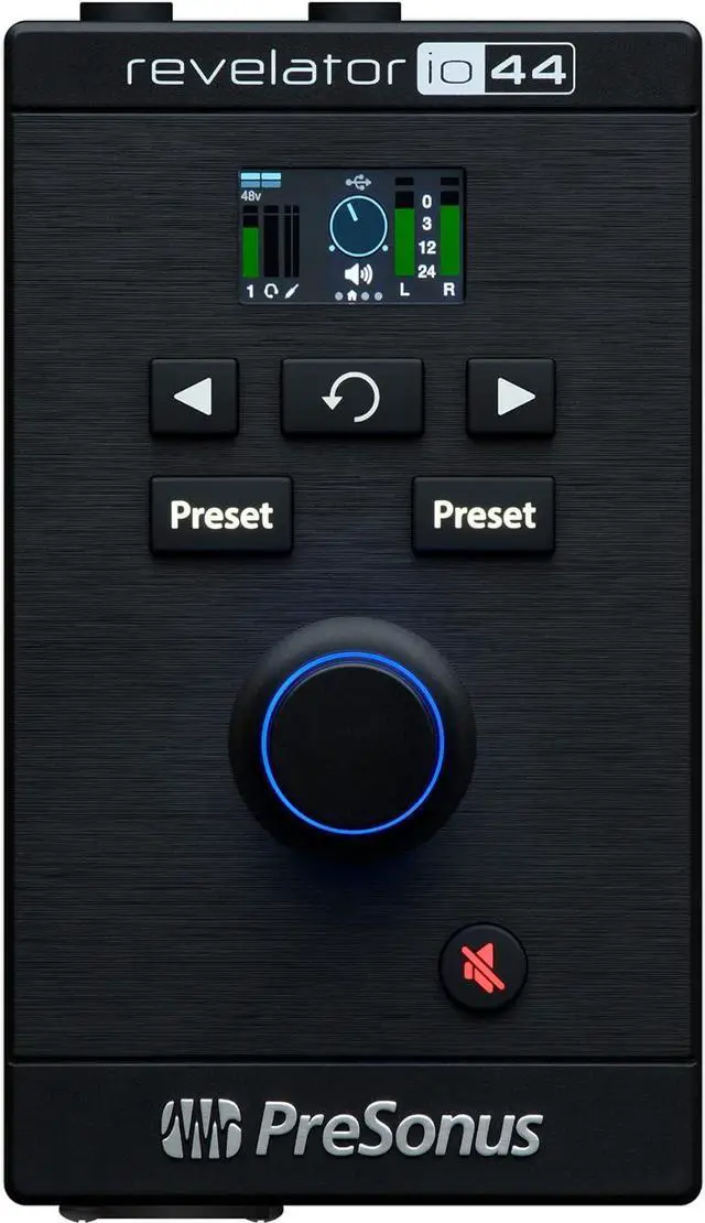 Alt view image 7 of 7 - PreSonus Revelator io44 USB-C Audio Interface for music production and streaming with built-in mixer and easy-to-use effects presets plus Studio One DAW Recording Software