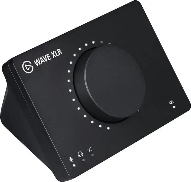 Main image of Elgato Wave XLR - Audio Mixer and 75 db Preamp for XLR Mic to USB-C, Control Interface with 48V Phantom Power, Tap-to-Mute, Digital Mixing Software for Streaming, Recording, Podcasting on Mac and PC