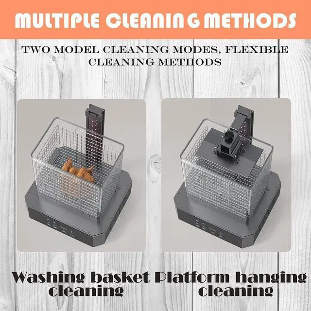 Alt view image 4 of 6 - Creality UW-02 Wash and Cure Station Upgraded 10.1 inch Washing Curing 2 in 1 Machine for Resin 3D Printer Rotary Turntable Bucket 9.5x6.3x7.9 inch LCD SLA Models Dual-Band UV Lamp Bead Strip 360°