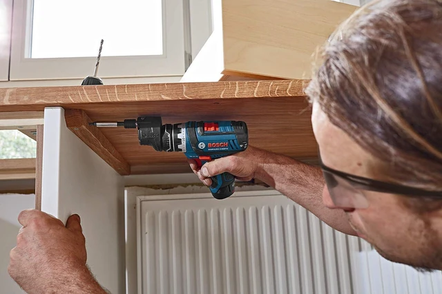Alt view image 5 of 7 - Bosch GSR12V-140FCB22 Cordless Electric Screwdriver 12V Kit - 5-In-1 Multi-Head Power Drill Set