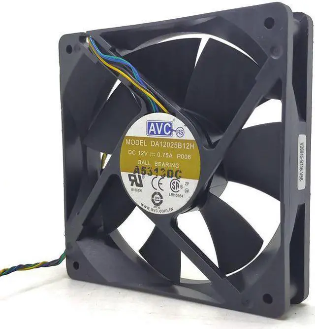 Main image of 12025 12V 4-Wire PWM Temperature Control CPU Chassis Cooling Fan DA12025B12H 12CM Large Air Volume