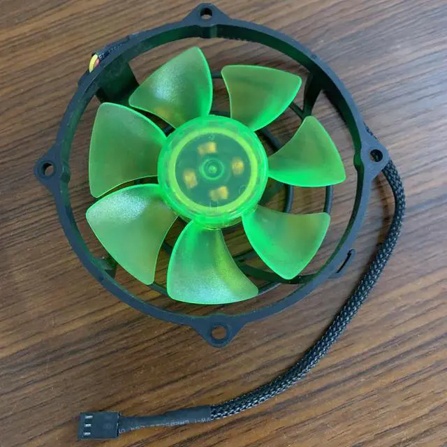 Alt view image 4 of 5 - Computer N1996 CPU Radiator Fan 9025 12V Fan Ultra-Quiet