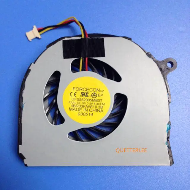 Alt view image 2 of 3 - New CPU Fan for Dell 14R N4110 N4120 M411R N4410 0HFMH9 MF60100V1-Q032-G99 / DC5V 0.4A 3 pins