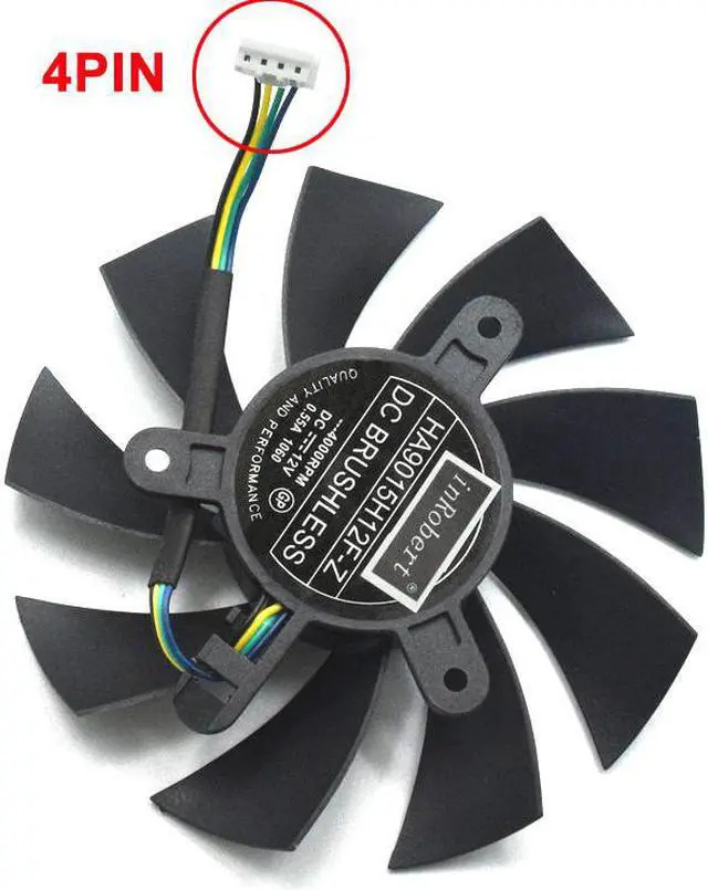 Alt view image 4 of 5 - HA9015H12F-Z Cooler fan hole distance Replace for MSI GeForce GTX 950 2GD5 OC GeForce GTX 1060 6G OC R7 360 2GD5 OC Video card