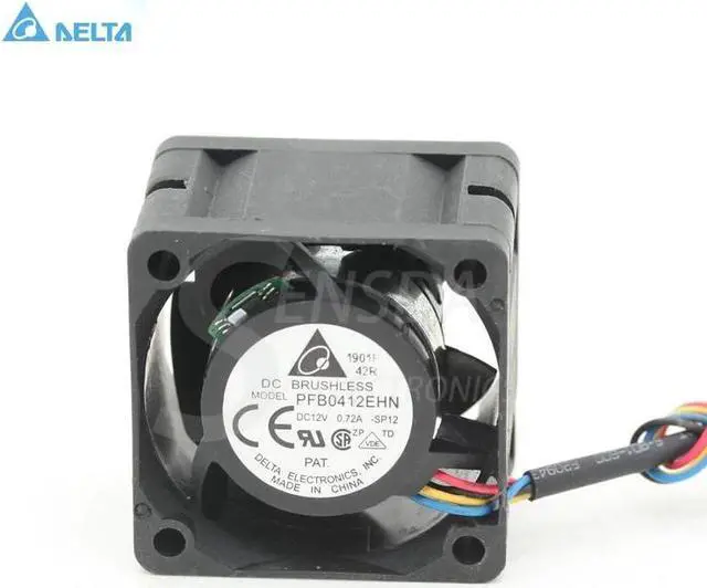 Main image of 100pcs PFB0412EHN 4CM 40MM DC 12V 0.72A industrial blower Server Inverter Cooling fans cooler