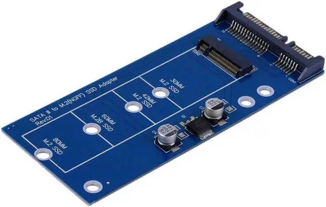 Alt view image 4 of 5 - Speed M2 NGFF ssd SATA3 SSDs Turn Sata Adapter Expansion Card Adapter SATA to NGFF -capacity -power
