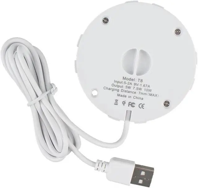 Alt view image 3 of 5 - QI Wireless charger invisible desktop furniture table hidden embedded adsorption suspension For IPhone  QI Universal