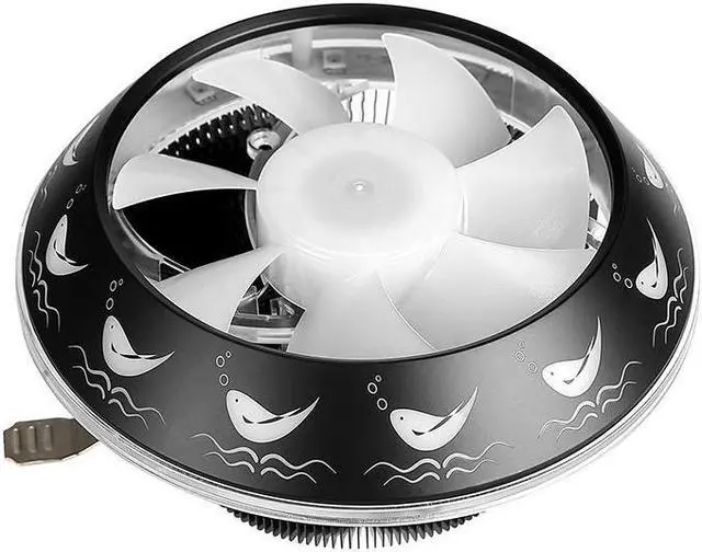 Alt view image 5 of 5 - Cooler Radiator 120mm PWM 12V SYNC RGB LED Fan  Air Cooling Computer Cooler LGA/1151/1155/AM3/AM4 3Pin  Cooler