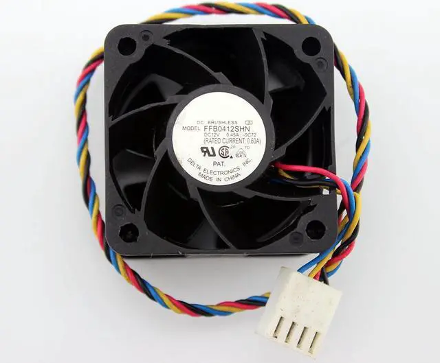 Alt view image 5 of 5 - FFB0412SHN 4028 40*40*28MM 1U 2U server Cooling fan 12V 0.45A pwm FAN