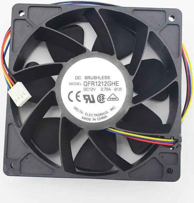 Alt view image 5 of 5 - -PWM 4P 12V 2.7A 12038 Server cooling fan 74Y5220 120*120*38mm for Bitcoin Miner