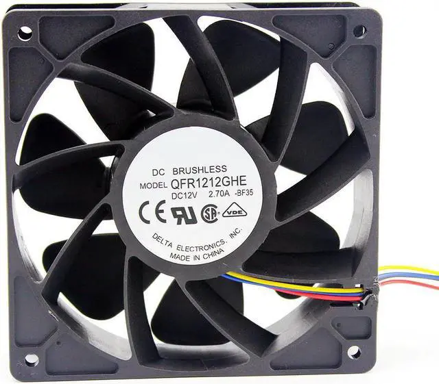 Alt view image 2 of 5 - -PWM 4P 12V 2.7A 12038 Server cooling fan 74Y5220 120*120*38mm for Bitcoin Miner