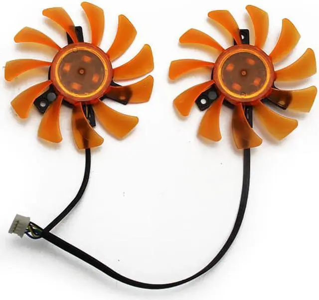 Alt view image 3 of 4 - 2pcs/lot GA81S2U 75mm 4Pin GTX660 Cooler Fan DC12 0.38A For Zotac GTX660-2GD5 Graphic Cards Cooling
