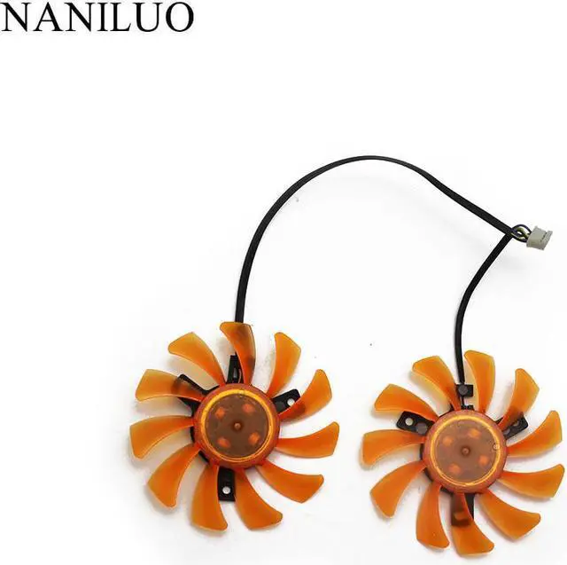 Main image of 2pcs/lot GA81S2U 75mm 4Pin GTX660 Cooler Fan DC12 0.38A For Zotac GTX660-2GD5 Graphic Cards Cooling