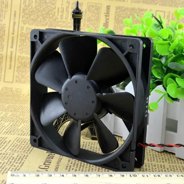 Alt view image 2 of 2 - NANILUO Original  for Sensflow WFC1212B 12cm dual ball bearing 12025 thermostat Silent Chassis Fan