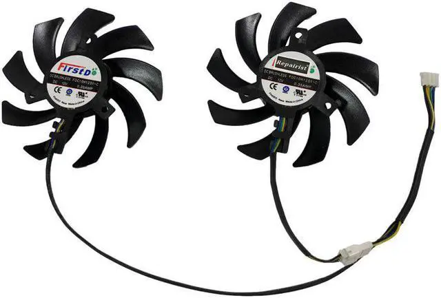 Alt view image 2 of 5 - 2pcs/lot FDC10H12S9-C 85mm Sapphire HD6850 HD6970 HD7870 2G HD7950 HD7970 Graphics Cooler VGA Card cooling fan