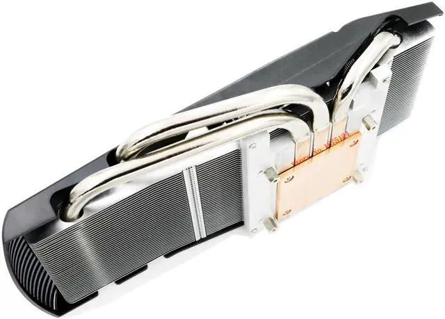 Alt view image 3 of 5 - cooler radiator with heatsink heatpipe cooling fan for ASUS GTX460/550Ti/560 HD6790 Q4000 grahics card replacement