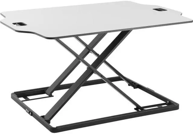 Alt view image 8 of 11 - AMER NETWORKS EZUP3222 SIT-STAND DESK CONVERTER RISER