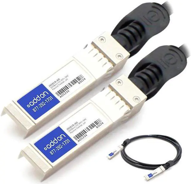 Alt view image 5 of 12 - Addon J9281D-AO Hp J9281D Compatible 10Gbase-Cu Sfp+ Direct Attach Cable (Passive Twinax