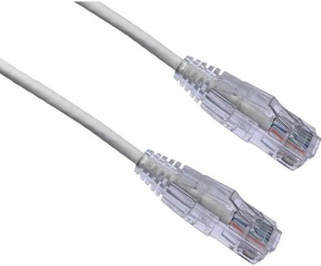 Alt view image 2 of 3 - Axiom C6ABFSB-W100-AX Bendnflex Ultra-Thin - Patch Cable - Rj-45 (M) To Rj-45 (M) - 100 Ft - Foiled Unshielded Twisted Pair (F/Utp) - Cat 6A - Snagless, Stranded - White