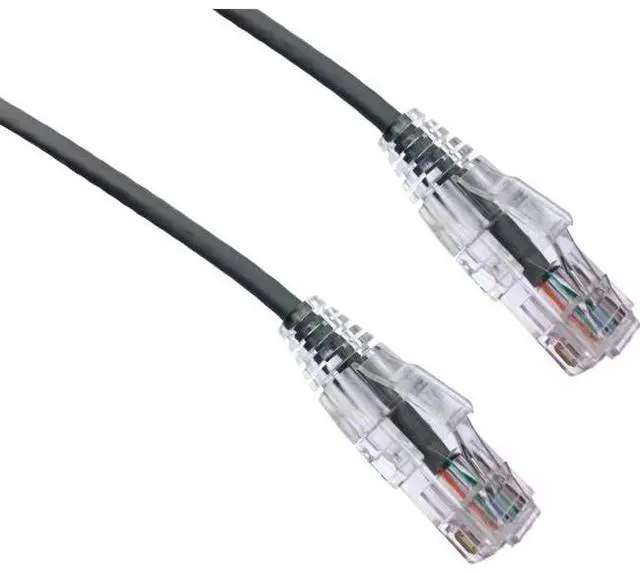 Alt view image 2 of 4 - Axiom C6ABFSB-G30-AX Bendnflex Ultra-Thin - Patch Cable - Rj-45 (M) To Rj-45 (M) - 30 Ft - Foiled Unshielded Twisted Pair (F/Utp) - Cat 6A - Snagless, Stranded - Gray