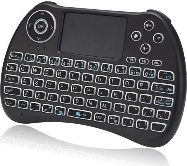 Alt view image 15 of 20 - Adesso SlimTouch 4040 - Wireless Illuminated Keyboard with Built-in Touchpad
