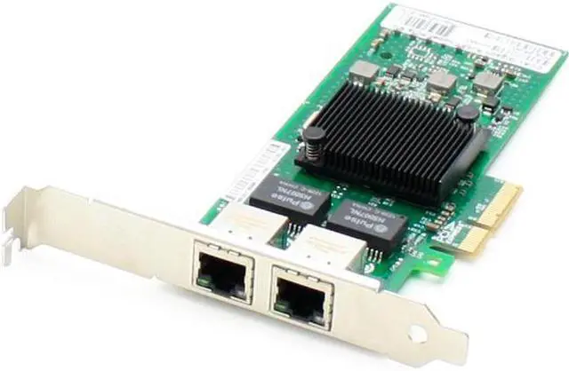 Alt view image 4 of 5 - AddOn HP 652497-B21 Comparable 10/100/1000Mbs Dual Open RJ-45 Port 100m PCIe x4 Network Interface -