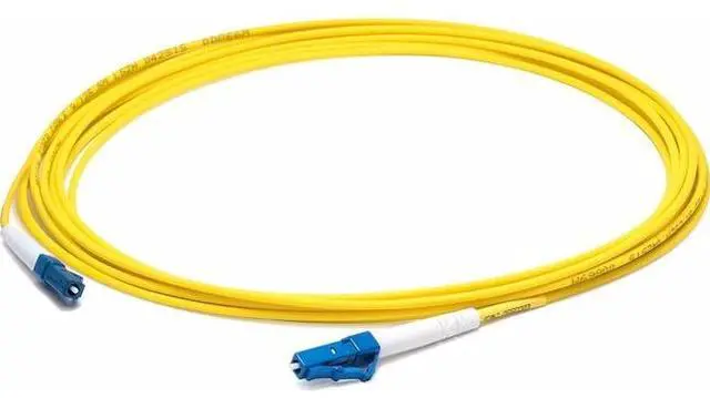 Alt view image 3 of 6 - THIS IS A 5M LC (MALE) TO LC (MALE) YELLOW SIMPLEX RISER-RATED FIBER PATCH CABLE
