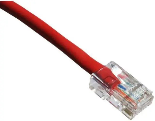 Alt view image 5 of 10 - Axiom C6NB-R7-AX Patch Cable - Rj-45 (M) To Rj-45 (M) - 7 Ft - Utp - Cat 6 - Stranded - Red