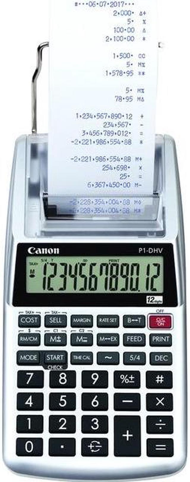 Canon P1-DHV 3 Printing Calculator, 12-Digit - Newegg.ca