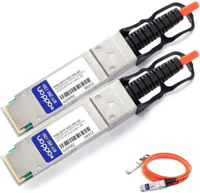Alt view image 3 of 4 - AddOn PAN-QSFP-AOC-2M-AO 6.6 ft. Fiber Optic Cable