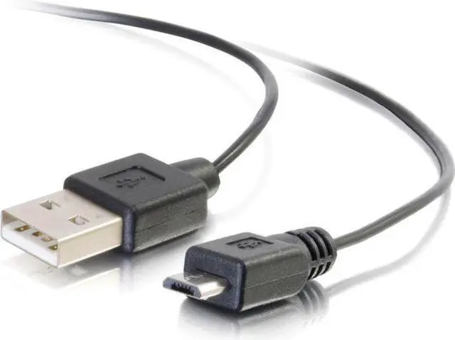 Alt view image 7 of 13 - C2G 27053 USB Cable - USB A Male to USB Micro-B Male Charging Cable (18 Inches)