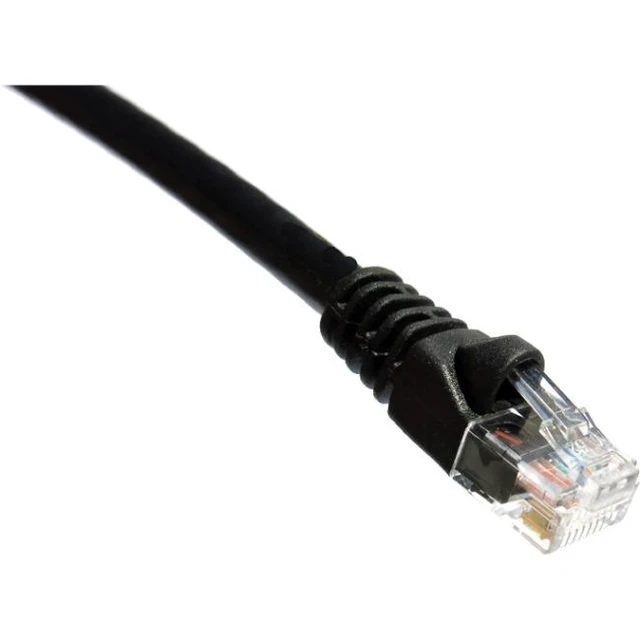 Alt view image 2 of 4 - Axiom C5EMB-K6-AX Patch Cable - Rj-45 (M) To Rj-45 (M) - 6 Ft - Utp - Cat 5E - Molded, Snagless, Stranded - Black