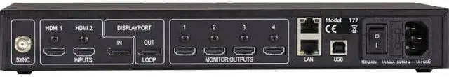 Alt view image 5 of 8 - Black Box VSC-VPLEX4000 Videoplex 4000 Video Wall Controller 4K Hdmi