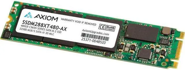 Main image of Axiom C565n M.2 2280 480GB SATA III Internal Solid State Drive (SSD) SSDM288XT480-AX