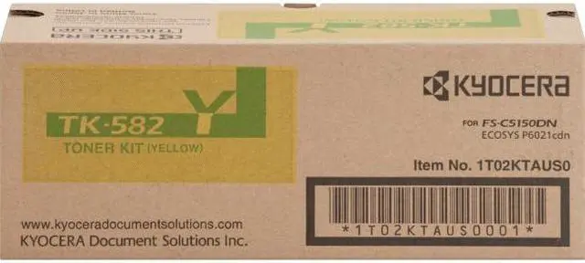 Alt view image 5 of 8 - Kyocera Copystar TK582Y FS-C5150DN TK582Y Yellow Toner Yellow