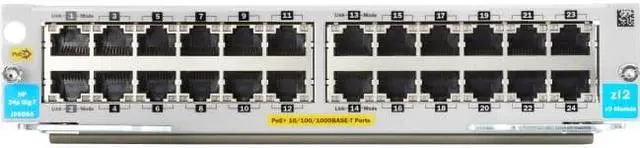 Alt view image 5 of 12 - Hpe 5400R 24-Port 10/100/1000Base-T Poe+ With Macsec V3 Zl2 Module