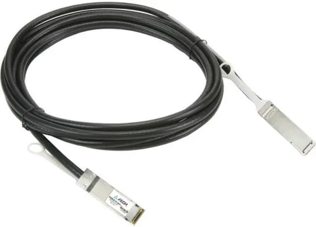 Alt view image 4 of 8 - Axiom QSFP+ to QSFP+ Passive Twinax Cable 2m