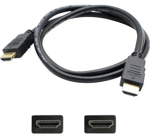 Alt view image 4 of 7 - 5Pk 10Ft Hdmi 1.3 Male To Hdmi 1.3 Male Black Cables For Resolution Up To 2560X1600 (Wqxga)