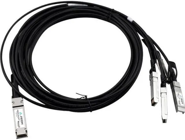 Alt view image 2 of 3 - Axiom 10322-AX 5M Cbl 40Gbase-Cr4 Qsfp+ To 4 10Gbase-Cu