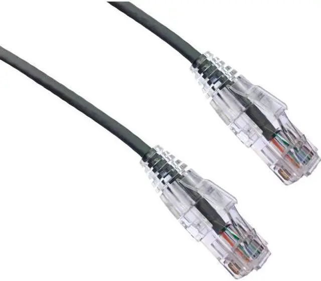 Alt view image 2 of 4 - Axiom C6ABFSB-G6-AX Bendnflex - Patch Cable - Rj-45 (M) To Rj-45 (M) - 6 Ft - Foiled Unshielded Twisted Pair (F/Utp) - Cat 6A - Snagless, Stranded - Gray