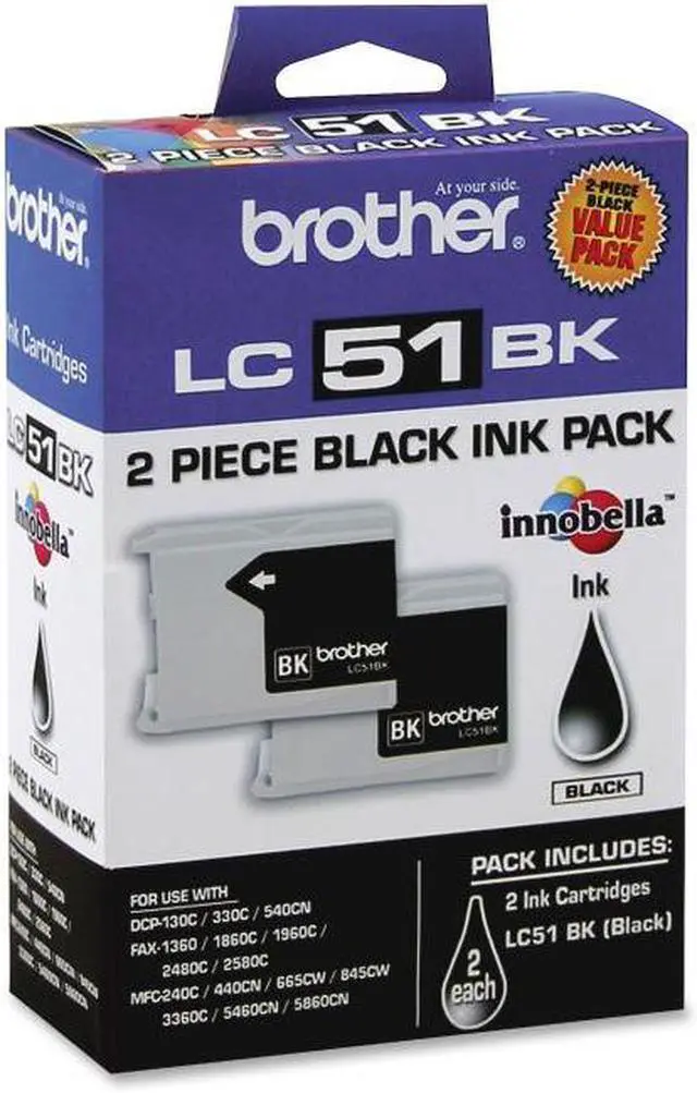 Alt view image 10 of 17 - Brother International Corporat Black Ink Cartridge-2 Pack