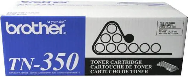 Alt view image 2 of 5 - BROTHER INTERNATIONAL CORPORAT TN350 TONER CARTRIDGE -  2500 PAGES AT 5% COVERAGE