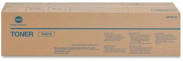 Alt view image 4 of 8 - Konica-Minolta TN618 OEM Toner: Black A0TM132