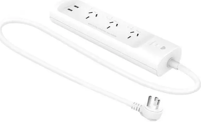 Alt view image 8 of 20 - Kasa Smart Plug Power Strip KP303, Surge Protector with 3 Individually Controlled Smart Outlets and 2 USB Ports, Works with Alexa & Google Home, No Hub Required , White