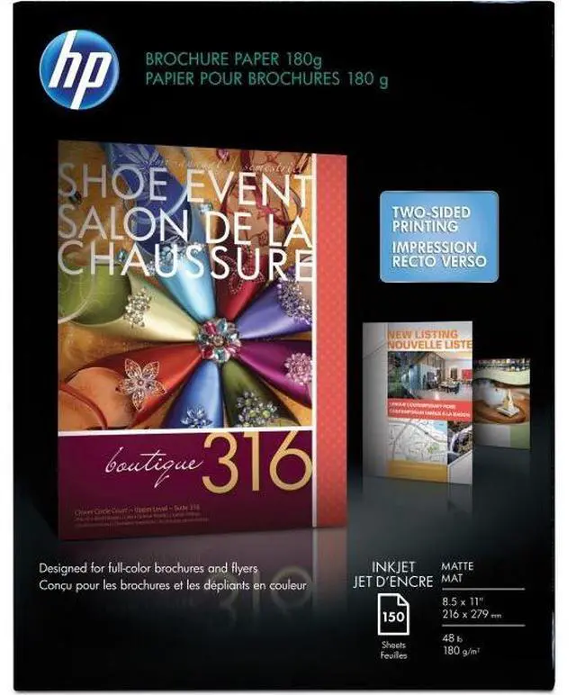 Alt view image 9 of 18 - HP Designjet Inkjet Large Format Paper 24" x 100 ft White Q1426B