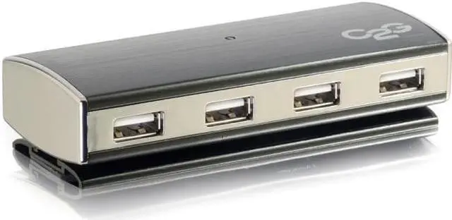 Alt view image 4 of 8 - C2G 29508 USB 2.0 Aluminum HUB 4-Port