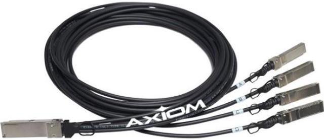 Alt view image 2 of 6 - Axiom Qsfp+ To 4 Sfp+ Passive Twinax Cable 1m - Twinaxial