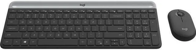 Alt view image 2 of 20 - Logitech MK470 Slim Wireless Combo 920009437