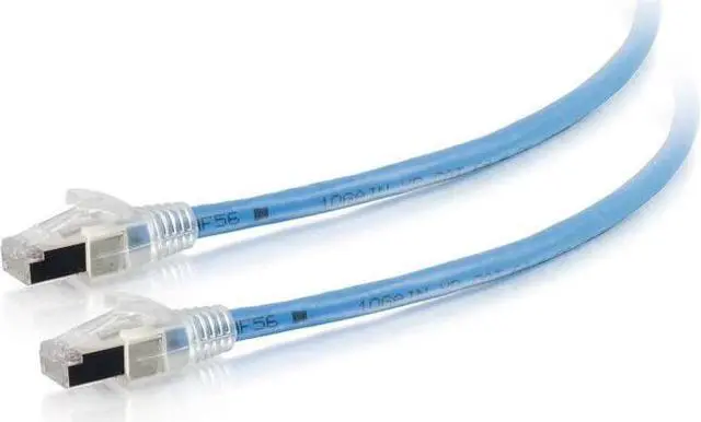 Alt view image 8 of 8 - C2G 43178 300Ft Hdbaset Certified Cat6A Cable - Non-Continuous Shielding - Cmp Plenum - Patch Cable - Rj-45 (M) To Rj-45 (M) - 300 Ft - Ftp - Cat 6A - Molded, Plenum, Snagless, Solid - Blue