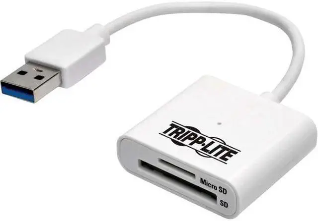 Alt view image 9 of 16 - Tripp Lite Usb 3.0 Superspeed Sd / Micro Sd Memory Card Media Reader 6In.